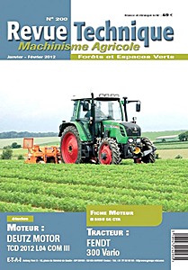 Livre : [200] Fendt 300 Vario - moteur Deutz TCD 2012