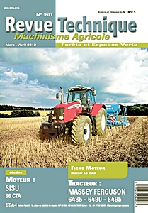 Livre : Massey-Ferguson 6485, 6490, 6495 - moteur Sisu Citius 66 CTA - Revue Technique Machinisme Agricole (RTMA 201)