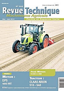 Boek: Claas Arion 510, 520, 530, 540 - moteur DPS 4045 HRT - Revue Technique Machinisme Agricole (RTMA 202)