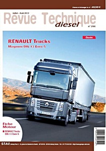 Livre : Renault Magnum - moteurs DXi 13 Euro 5 - Revue Technique Diesel (RTD 296)