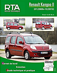 Book: [RTA B765.5] Renault Kangoo II 1.5 dCi (01/08-10/10)