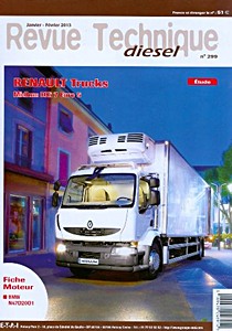 Livre : Renault Midlum - moteurs DXi 7 Euro 5 - Revue Technique Diesel (RTD 299)