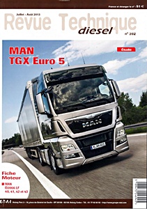 Livre : MAN TGX - moteurs Euro 5 - Revue Technique Diesel (RTD 302)