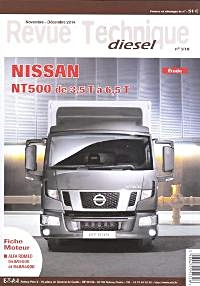 Livre : Nissan NT 500 - de 3.5 T à 6.5 T - Revue Technique Diesel (RTD 286)