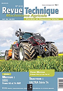 Boek: Valtra série T4 - moteur Sisu Power 66 et 74 AWF - Revue Technique Machinisme Agricole (RTMA 215)