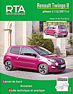 Buch: Renault Twingo II - Phase 2 - Diesel 1.5 dCi 75 et 85 ch (depuis 12/2011) - Revue Technique Automobile (RTA B785)