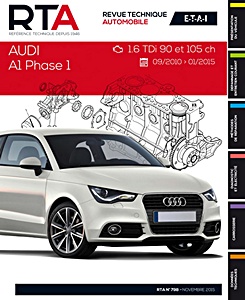 Book: [RTA 798] Audi A1 Phase 1 - 1.6 TDi (9/2010-1/2015)