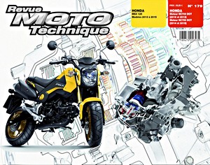 Book: Honda MSX 125 (2013-2015) / Honda moteur NC700 DCT (2012-2013), moteur Honda NC750 DCT (2014-2015) - Revue Moto Technique (RMT 179)
