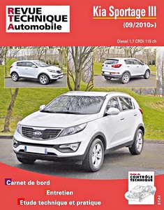 Boek: Kia Sportage III - Diesel 1.7 CRDi 115 ch (depuis 09/2010) - Revue Technique Automobile (RTA HS11)