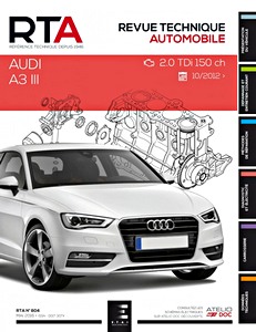 Książka: [RTA 804] Audi A3 III - 2.0 TDI (150 ch) (10/2012 >)