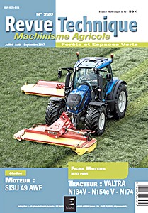 Boek: Valtra N134, N154E et 174 - moteur Sisu 49 AWF - Revue Technique Machinisme Agricole (RTMA 220)