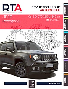 Livre: Jeep Renegade - Diesel 2.0 JTD (120 et 140 ch) (depuis 09/2014) - Revue Technique Automobile (RTA HS24)