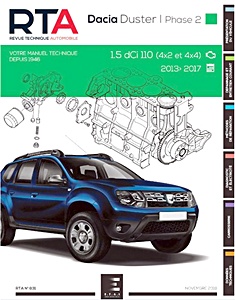 Book: Dacia Duster I - Phase 2 - 1.5 dCi 110 (4x2 et 4x4) (2013-2017) - Revue Technique Automobile (RTA 831)