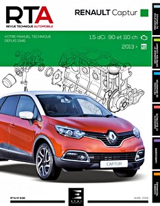 Boek: [RTA 836] Renault Captur - Diesel 1.5 dCi (2013-2019)