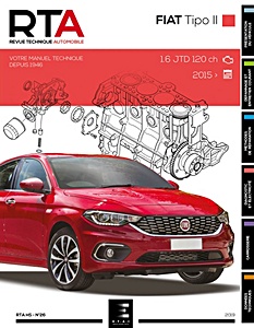 Livre: Fiat Tipo II - Diesel 1.6 JTD 120 ch (depuis 2015) - Revue Technique Automobile (RTA HS26)