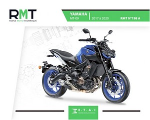 Boek: [RMT 198A] Yamaha MT-09 (2017-2020)