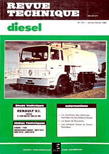 Livre : Renault Midliner Série S 100 - S 100.06, S 100.07, S 100.08 et S 100.09 (depuis 06/1986) - Revue Technique Diesel (RTD 155)