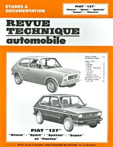 Buch: Fiat 127 - essence (1972-1985) - Revue Technique Automobile (RTA 319)
