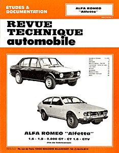 Boek: Alfa Romeo Alfetta (1973-1977) - Revue Technique Automobile (RTA 368B)