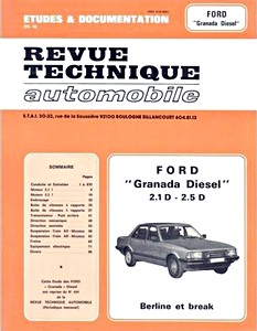 Book: [RTA 444] Ford Granada 2.1 D /2.5 D Diesel (78-84)