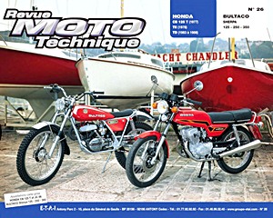 Boek: Honda CB 125 T (1977) - TII (1978) - TD (1983-1988) / Bultaco Sherpa 125-250-350 (depuis 1974) - Revue Moto Technique (RMT 26.1)
