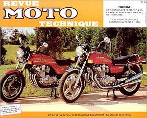 Livre: Honda CB 750 KZ à F2C (1979-1982) / CB 900 FZ à F2C (1979-1982) / CB 1100 FD (1983) - Revue Moto Technique (RMT 38.1)