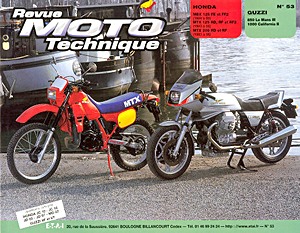 Boek: Honda MBX 125F - MTX 125 / 200 R (1983-1987) / Moto Guzzi 850 Le Mans III - 1000 California II - Revue Moto Technique (RMT 53.1)