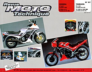 Buch: Honda VF 400F (1983) - VF 500F et F II (1984-1986) / Yamaha FJ 1100 (1984-1985) - FJ 1200 et FJ 1200 ABS (1986-1995) - Revue Moto Technique (RMT 57)