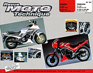 Livre : Honda VF 400F (1983) - VF 500F et F II (1984-1986) / Yamaha FJ 1100 (1984-1985) - FJ 1200 et FJ 1200 ABS (1986-1995) - Revue Moto Technique (RMT 57)