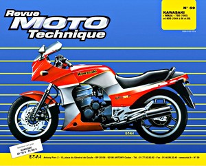 Książka: Kawasaki ZX 750 G2 Ninja (1985), ZX 900 A1-A2 Ninja (1984-1986, 1989) - Revue Moto Technique (RMT 59)