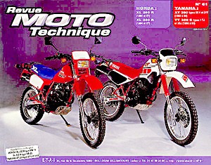 Livre : Honda XL 250 R - XL 350 R (1984-1987) / Yamaha XT 350 (1985-1994) - TT 350 S (1986-1993) - Revue Moto Technique (RMT 61.2)