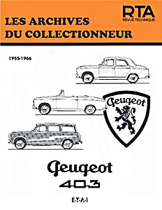 Boek: Peugeot 403 (1955-1966) - Les Archives du Collectionneur (ADC 21)