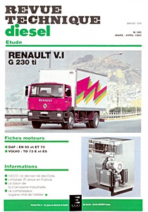 Livre : Renault G 230 ti - PTAC 13, 15, 16, 18 et 19 tonnes (depuis 1990) - Revue Technique Diesel (RTD 180)