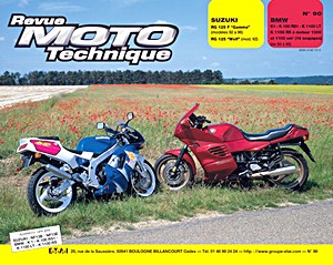 Buch: Suzuki RG 125 F Gamma et RG 125 Wolf (1992-1996) / BMW K1 - K100 RS1 - K 1100 LT - K 1100 RS (1989-1997) - Revue Moto Technique (RMT 90)