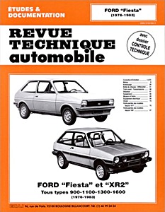 Buch: Ford Fiesta et XR2 tous types (1976-1984) - Revue Technique Automobile (RTA 373.6)