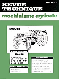 [11] Deutz D 7506, D 8006, D 9006, D 10006 et D 13006