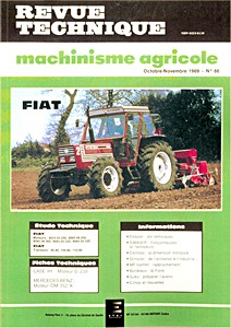 Boek: Fiat 90-90, 100-90 et 110-90 - moteurs Fiat 8051, 8055, 8061 et 8065 - Revue Technique Machinisme Agricole (RTMA 66)
