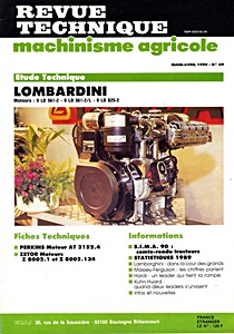 Boek: Moteurs Lombardini série 9 LD (depuis 1984): 9 LD 56-2, 9 LD 561-2/L et 9 LD 625-2 - Revue Technique Machinisme Agricole (RTMA 69)