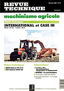 Livre: International / Case IH 856 XL - moteur DT 239 - Revue Technique Machinisme Agricole (RTMA 70)