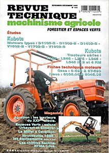 Livre : Kubota L185, L245, L275, L345 et L325 II - 4x2 et 4x4 - Revue Technique Machinisme Agricole (RTMA 103)