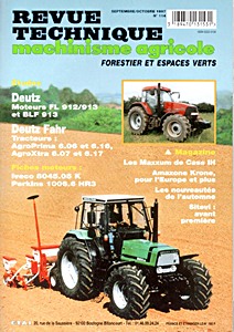 Boek: Deutz Fahr AgroPrima 6.06 et 6.16, AgroExtra 6.07 et 6.17 - moteurs Deutz FL 912/913 et BFL 913 - Revue Technique Machinisme Agricole (RTMA 114)