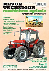 Livre : Case 3230, 4210, 4220, 4230 et 4240 - moteurs Case IH D206, D239, D246, D268 et DT268 - Revue Technique Machinisme Agricole (RTMA 115)