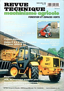 Boek: JCB Tele-Agri 520-50, 520-55 et 526 S - moteurs Perkins Série 1000 (4 cylindres) - Revue Technique Machinisme Agricole (RTMA 117)
