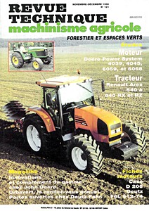 Livre : Renault Ares 540, 550, 610, 620, 630 et 640 - RX et RZ - moteurs DPS 4039, 4045, 6059 et 6068 - Revue Technique Machinisme Agricole (RTMA 121)