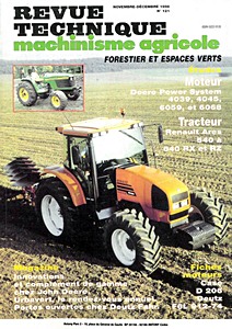 Boek: Renault Ares 540, 550, 610, 620, 630 et 640 - RX et RZ - moteurs DPS 4039, 4045, 6059 et 6068 - Revue Technique Machinisme Agricole (RTMA 121)