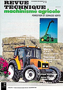 Livre : Renault Ceres 65, 75, 75 X, 85, 85 X, 95 et 95 X - moteurs DPS 3029 DRT, 4039 DRT, 4039 TRT et 4045 DRT - Revue Technique Machinisme Agricole (RTMA 133)