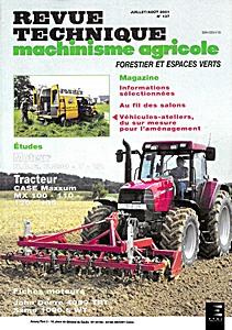 Livre : Case Maxxum MX 100, MX 110, MX 120 et MX 135 - moteurs NCE 6.590 T et TA - Revue Technique Machinisme Agricole (RTMA 137)