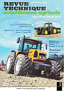 Boek: Renault Arès 700 et 800 - moteurs DPS 6068 T et H - Revue Technique Machinisme Agricole (RTMA 139)