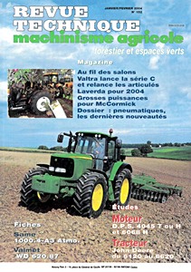 Livre : John Deere 6120, 6220, 6320, 6420, 6420 S, 6520 et 6620 - moteurs DPS 4045 T/H et 6068 H - Revue Technique Machinisme Agricole (RTMA 152)