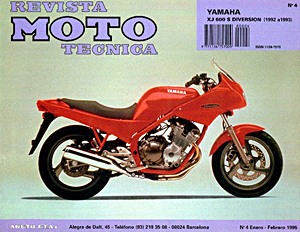 Livre: Yamaha XJ 600 S Diversion (1992-1993) - Revista Moto Técnica (RMT 4)